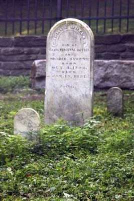 Grave Stone - - Pierce Butler (Son) image. Click for full size.