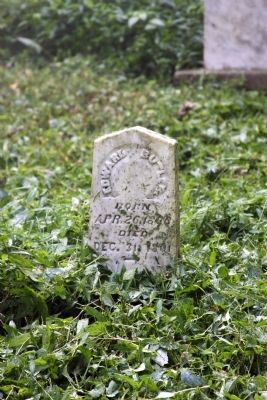 Grave Stone - - Edward Butler image. Click for full size.