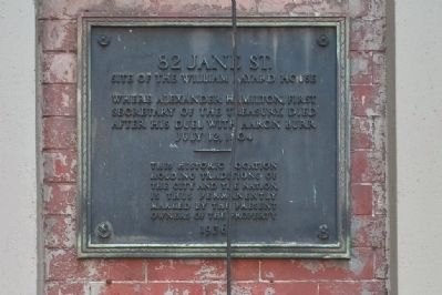 82 Jane Street Marker image. Click for full size.