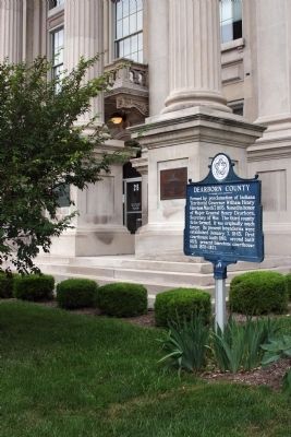 Another View - - Dearborn County ( Indiana ) Marker. Click for full size. Another View - - Dearborn County ( Indiana ) Marker image. Click for full size.