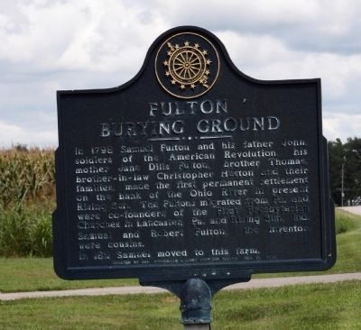 Obverse Side - - Fulton Burying Ground Marker image. Click for full size.