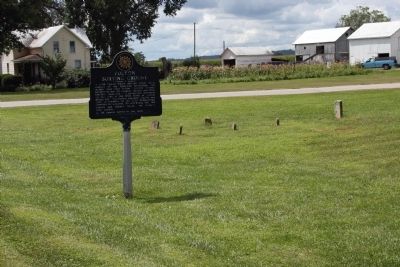 Another View - - Fulton Burying Ground Marker & Grave Sites image. Click for full size.