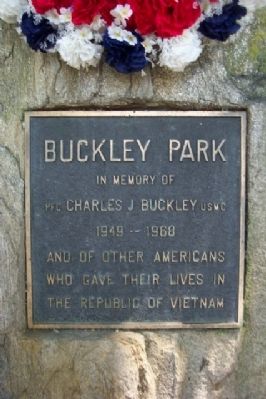 Buckley Park Marker image. Click for full size.