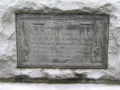 Plaque on Back of Monument image. Click for full size.