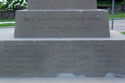 Chestnut Hill and Mount Airy World War Memorial Roll of Honor. Click for full size. Chestnut Hill and Mount Airy World War Memorial Roll of Honor image. Click for full size.