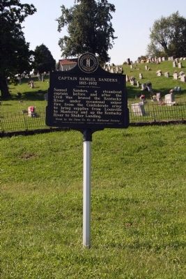 Long View - - Captain Samuel Sanders Marker image. Click for full size.
