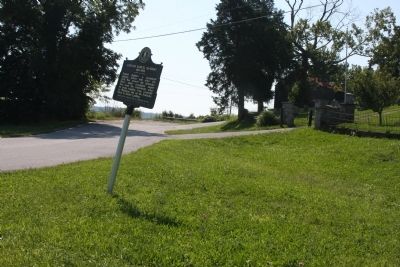Looking South - - Captain Samuel Sanders Marker image. Click for full size.