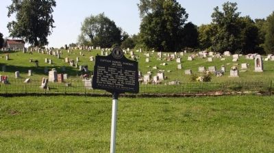 Looking West - - Captain Samuel Sanders Marker image. Click for full size.