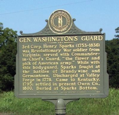 Gen. Washington's Guard Marker image. Click for full size.