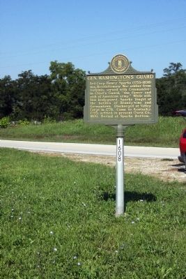 Wide View - - Gen. Washington's Guard Marker image. Click for full size.