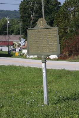 Looking East - - Gen. Washington's Guard Marker image. Click for full size.