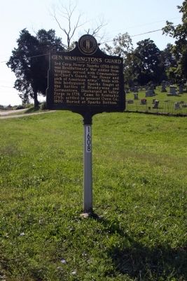 Another View - - Gen. Washington's Guard Marker image. Click for full size.
