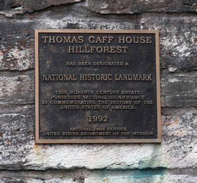 Thomas Gaff House image. Click for full size.