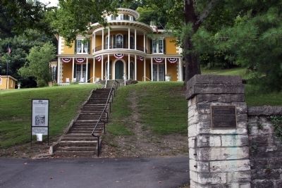 Another Wide View - - Thomas Gaff House Marker image. Click for full size.