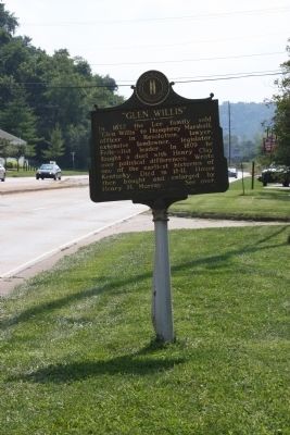 Long View Side B - - Glen Willis Marker. Click for full size. Long View Side B - - Glen Willis Marker image. Click for full size.