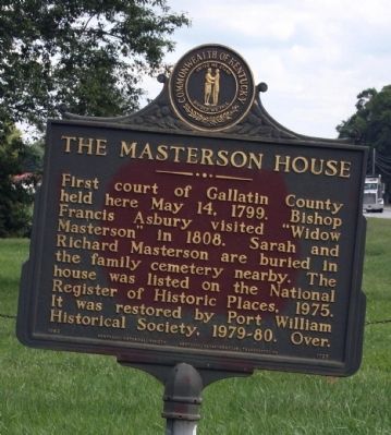 Side B - - The Masterson House Marker image. Click for full size.