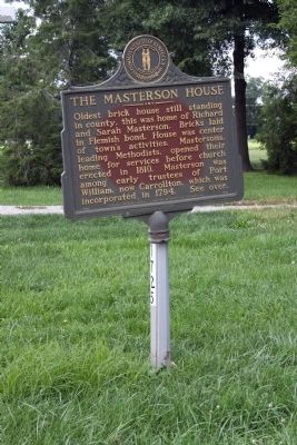 Long View Side A - - The Masterson House Marker image. Click for full size.