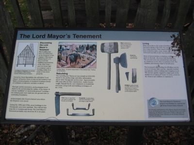 The Lord Mayor's Tenement Marker. Click for full size. The Lord Mayor's Tenement Marker image. Click for full size.