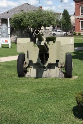 Front View - - "Field Piece"  on Courthouse Lawn image. Click for full size.