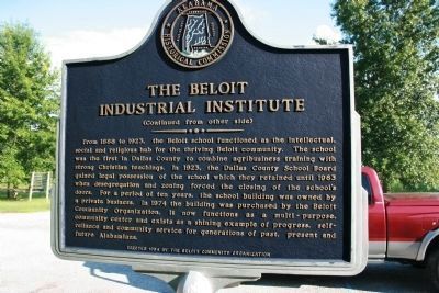 The Beloit Industrial Institute Marker image. Click for full size.