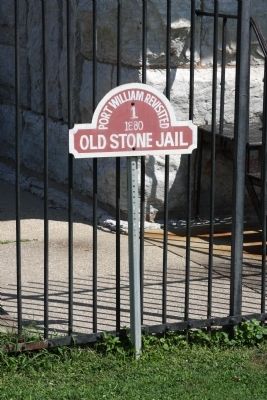 "Sign" by the  - Carroll County Old Stone Jail - 1880 image. Click for full size.