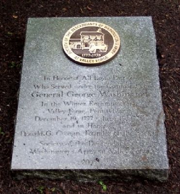 Loyal Patriots of Valley Forge Marker. Click for full size. Loyal Patriots of Valley Forge Marker image. Click for full size.