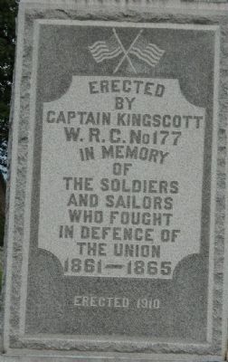 Maple Hill Cemetery Civil War Memorial Marker image. Click for full size.