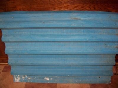 A surviving "confetti" panel from the 1964 Shea Stadium exterior. Click for full size. A surviving "confetti" panel from the 1964 Shea Stadium exterior image. Click for full size.