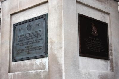 Other View - - World War II War Memorial Marker. Click for full size. Other View - - World War II War Memorial Marker image. Click for full size.