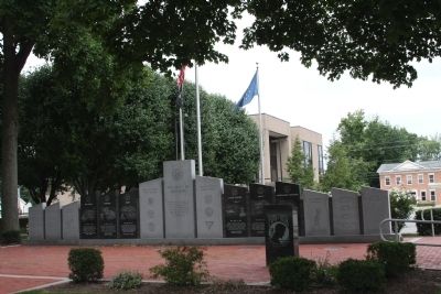 Another War Memorial on Courthouse Lawn. Click for full size. Another War Memorial on Courthouse Lawn image. Click for full size.