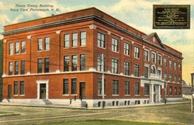 Peace Treaty Building - Portsmouth Navy Yard, 1912 image. Click for full size.