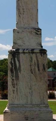Lexington County Confederate Monument -<br>Northeast Inscription image. Click for full size.