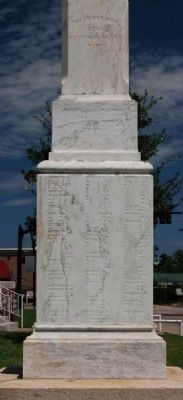 Lexington County Confederate Monument -<br>Southwest Inscription. Click for full size. Lexington County Confederate Monument -<br>Southwest Inscription image. Click for full size.