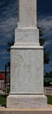 Lexington County Confederate Monument -<br>Southwest Inscription image. Click for full size.