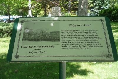 Shipyard Mall Marker. Click for full size. Shipyard Mall Marker image. Click for full size.