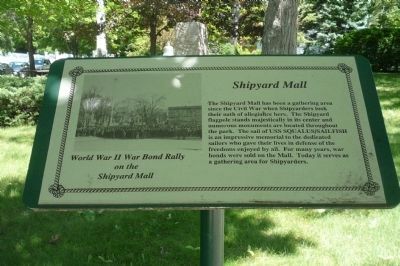 Shipyard Mall Marker image. Click for full size.