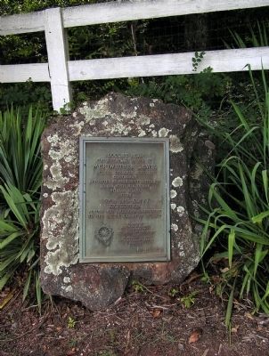 Daughters of the American Revolution Meriwether Lewis Marker (1926) image. Click for full size.