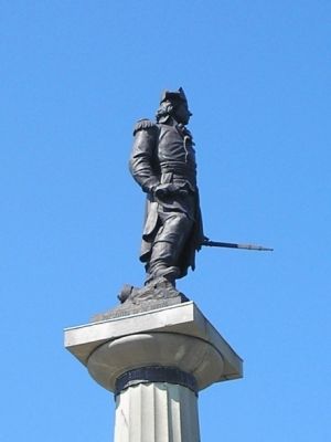 Closeup of Kosciuszko Statue image. Click for full size.