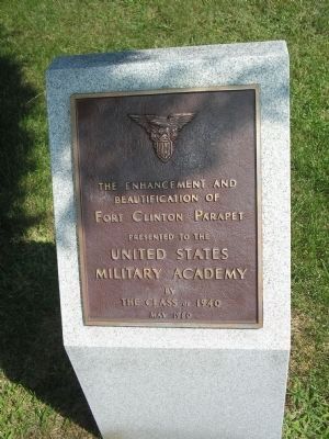Fort Clinton Dedication Marker image. Click for full size.