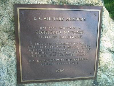 U.S. Military Academy Marker image. Click for full size.