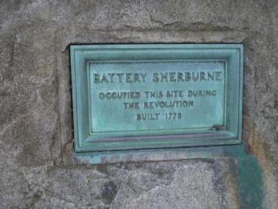 Battery Sherburne Marker image. Click for full size.