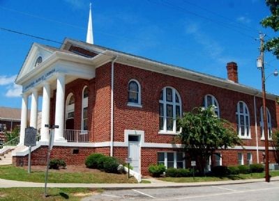 Lexington Baptist Church and Marker. Click for full size. Lexington Baptist Church and Marker image. Click for full size.