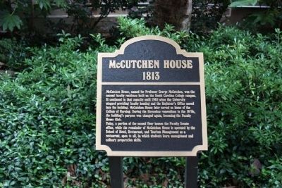 McCutchen House Marker image. Click for full size.