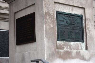Wide View - - World War I War Memorial Marker. Click for full size. Wide View - - World War I War Memorial Marker image. Click for full size.