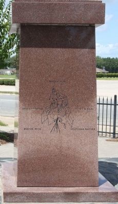 Jefferson Davis Memorial east face image. Click for full size.