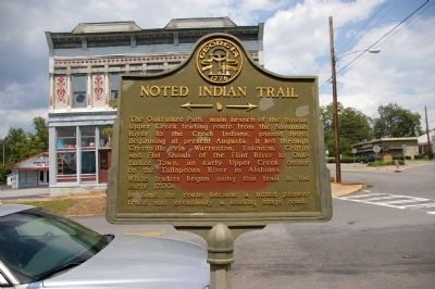 Noted Indian Trail Marker. Click for full size. Noted Indian Trail Marker image. Click for full size.