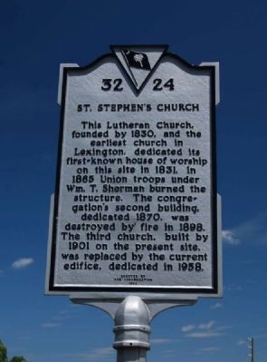 St. Stephen's Church Marker. Click for full size. St. Stephen's Church Marker image. Click for full size.