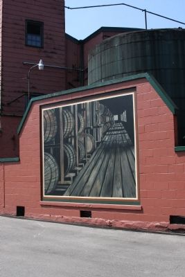 Buffalo Trace Distillery Mural image. Click for full size.