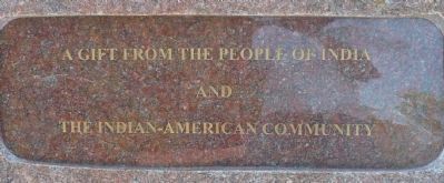 Plaque at Base of Statue - East Side image. Click for full size.