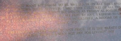 Plaque at East End - Panel 3 image. Click for full size.